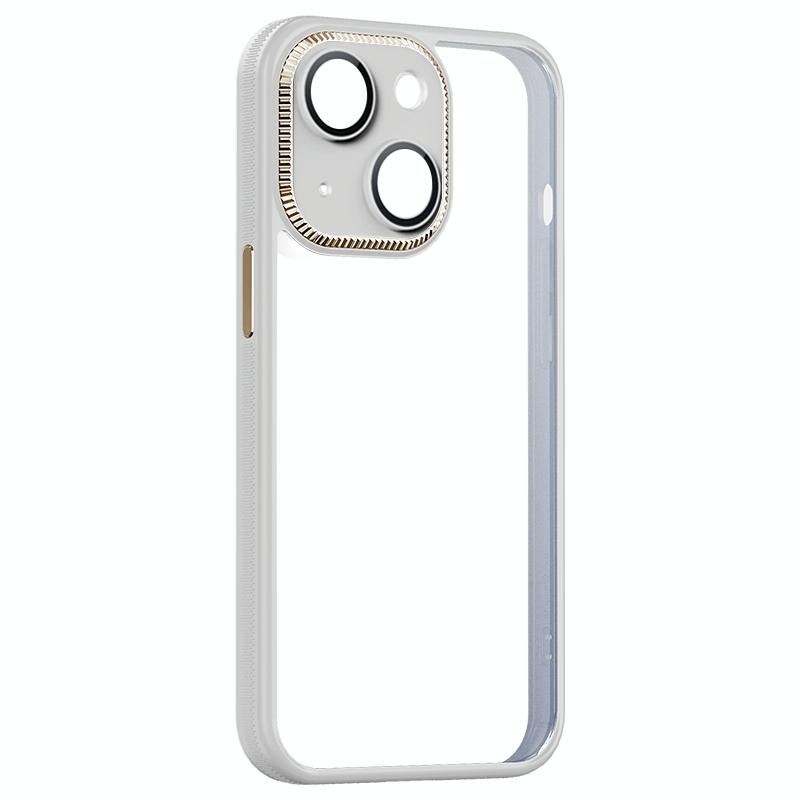 Schokbestendig metaal + acryl + TPU telefoonhoesje voor iPhone 14