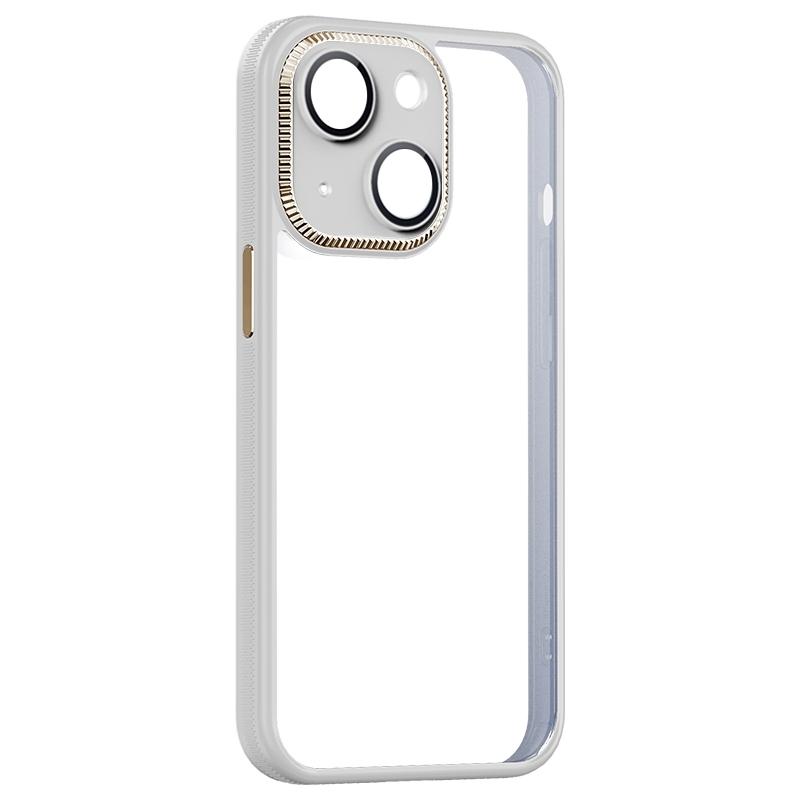 Schokbestendig metaal + acryl + TPU telefoonhoesje voor iPhone 14 Max