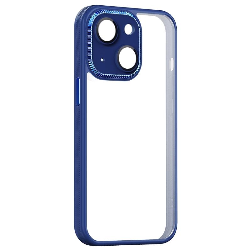 Schokbestendig metaal + acryl + TPU telefoonhoesje voor iPhone 14 Max