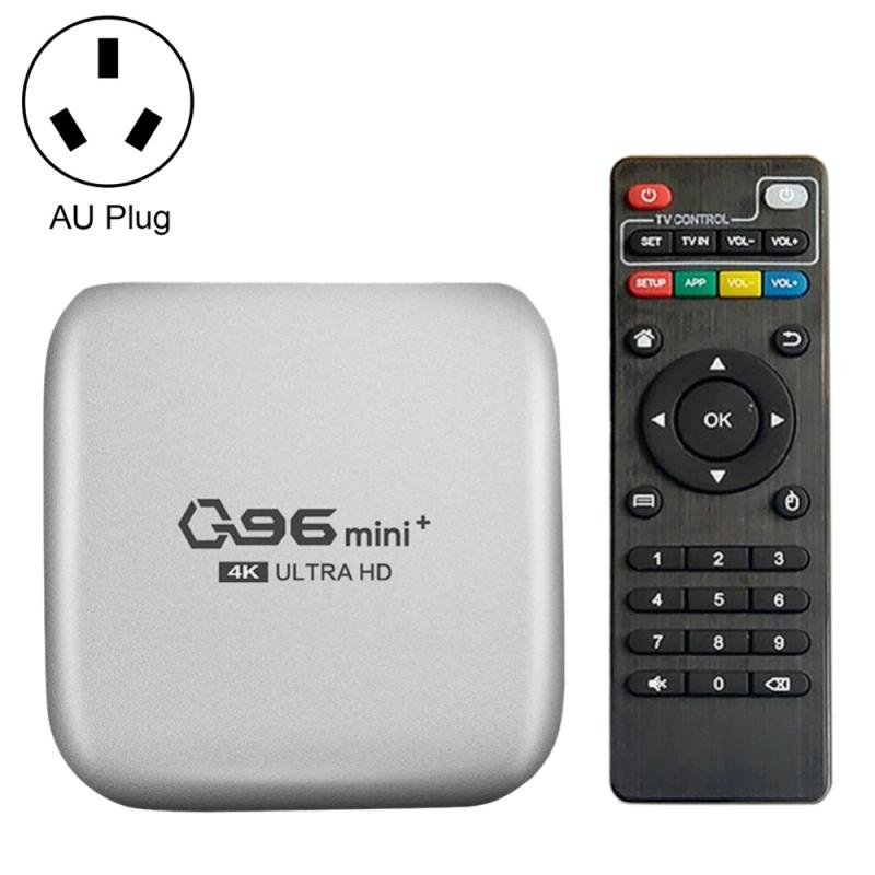 Q96 Mini+ HD 1080P Android TV-box Netwerksettopbox geheugen: 4GB+32GB (AU-stekker)