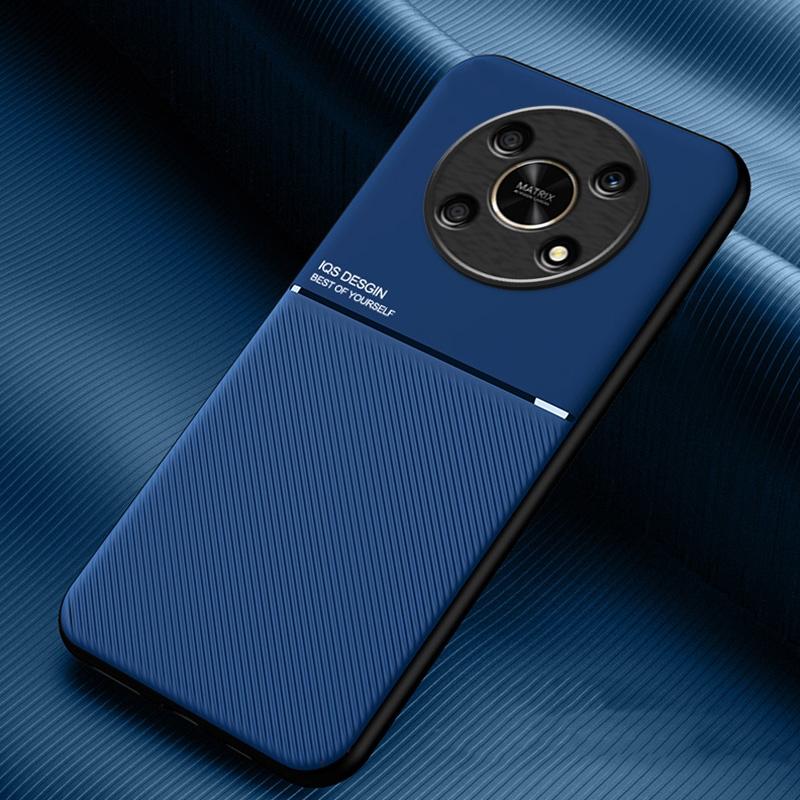 Voor Honor X30 Classic Tilt Magnetic PC + TPU Phone Case (Blauw)