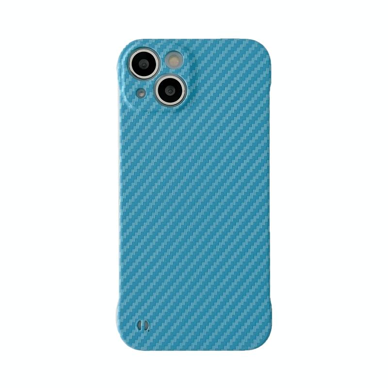 Carbon Fiber Texture PC Phone Case voor iPhone 11 Pro Max