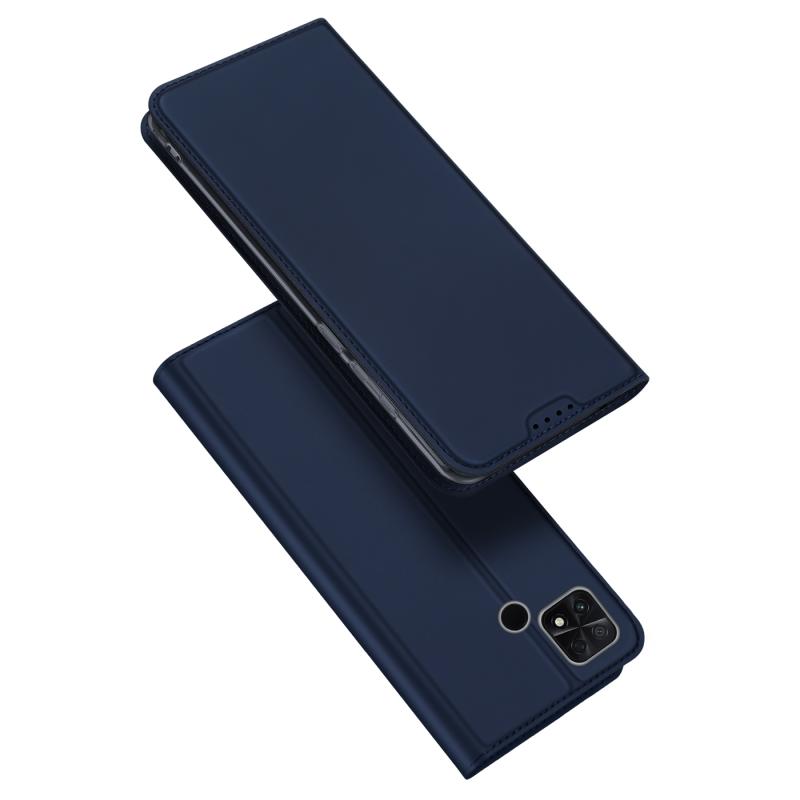 Voor Xiaomi Poco C40 DUX DUCIS Skin Pro-serie Flip lederen telefoonhoes