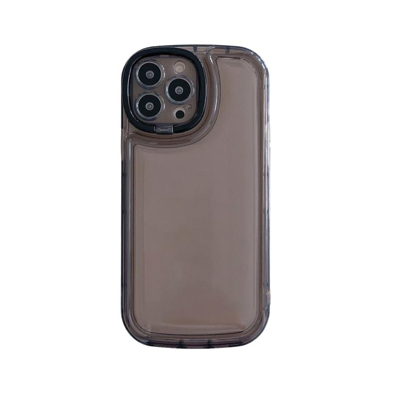 Voor iPhone 13 Pro Lens onzichtbare beugel TPU-telefoonhoes