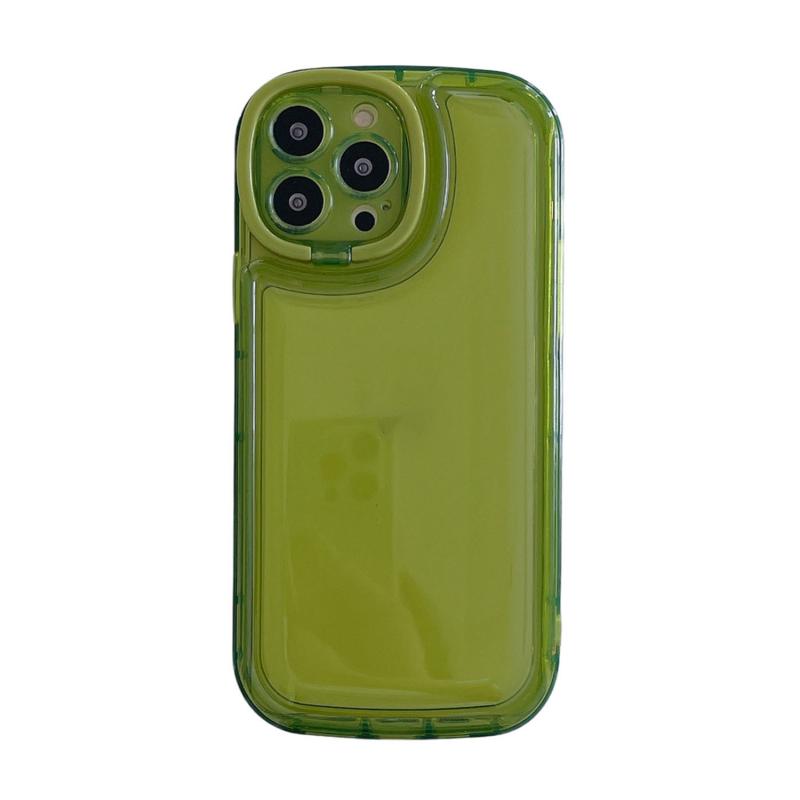 Voor iPhone 11 Pro Max Lens onzichtbare beugel TPU-telefoonhoes