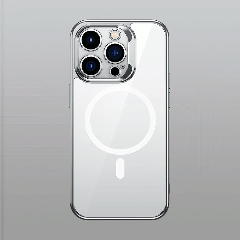 Voor iPhone 14 Pro Benks MagSafe magnetische gegalvaniseerde glazen telefoonhoes