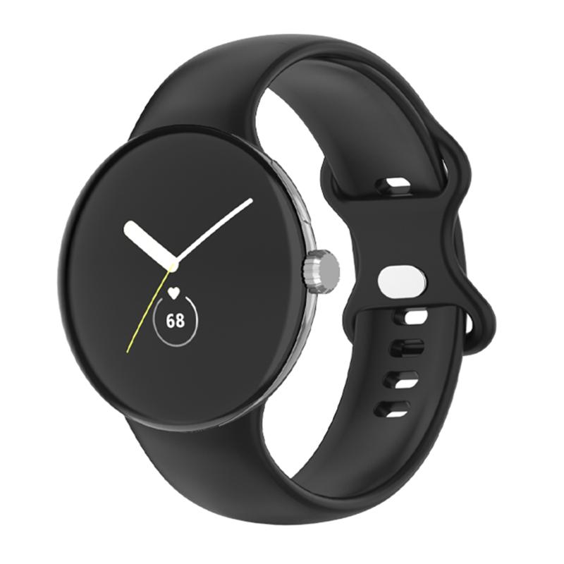 Voor Google Pixel Watch Single Color siliconen horlogeband Man