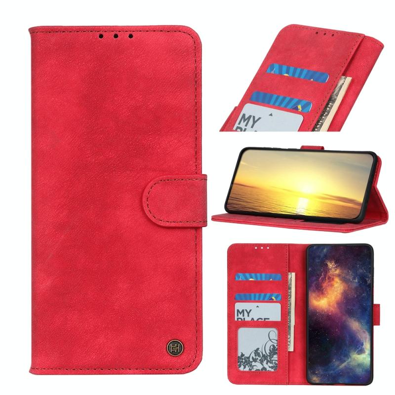 Voor Samsung Galaxy S23 Antelope Textuur Magnetische Gesp Lederen Telefoon Case (Rood)