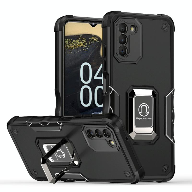 Voor Nokia G400 5G Ringhouder Antislip Armor Phone Case