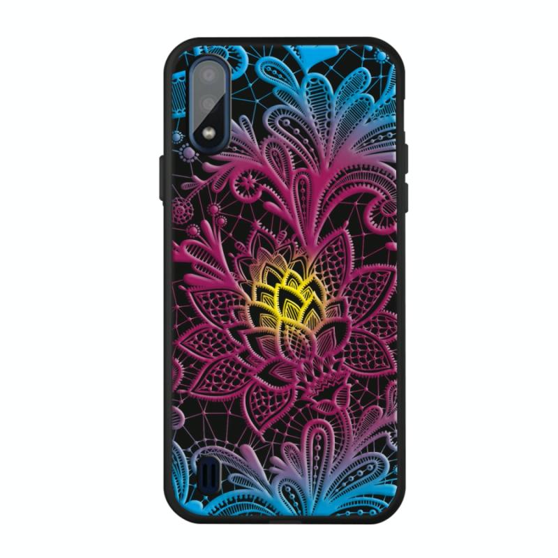 Voor Galaxy A01 Patroon Printing Embossment TPU Mobile Case (Dazzling kant)