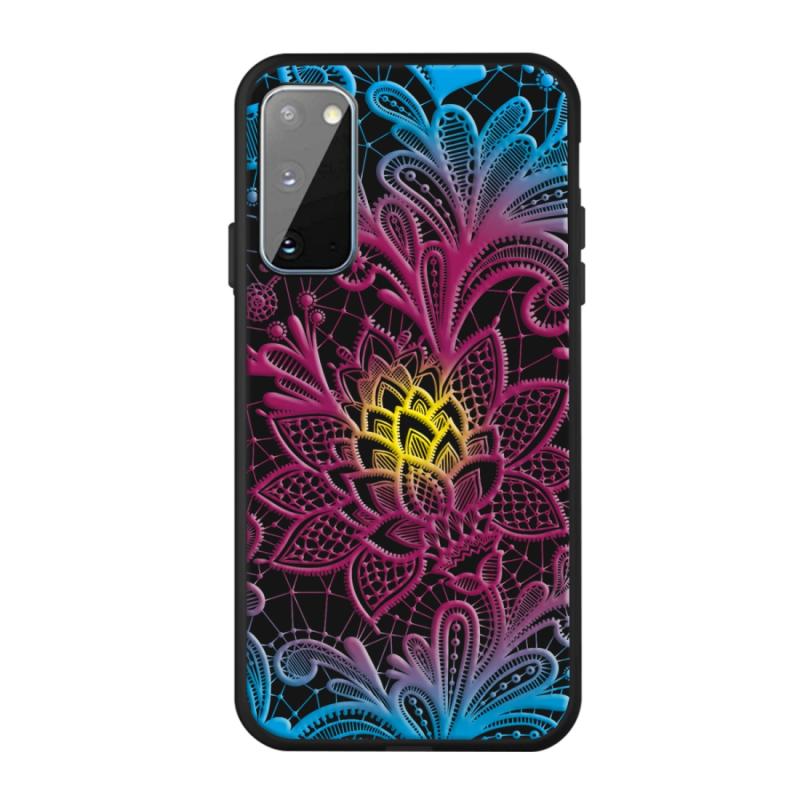 Voor Galaxy A41 Patroon Printing Embossment TPU Mobile Case (Dazzling kant)