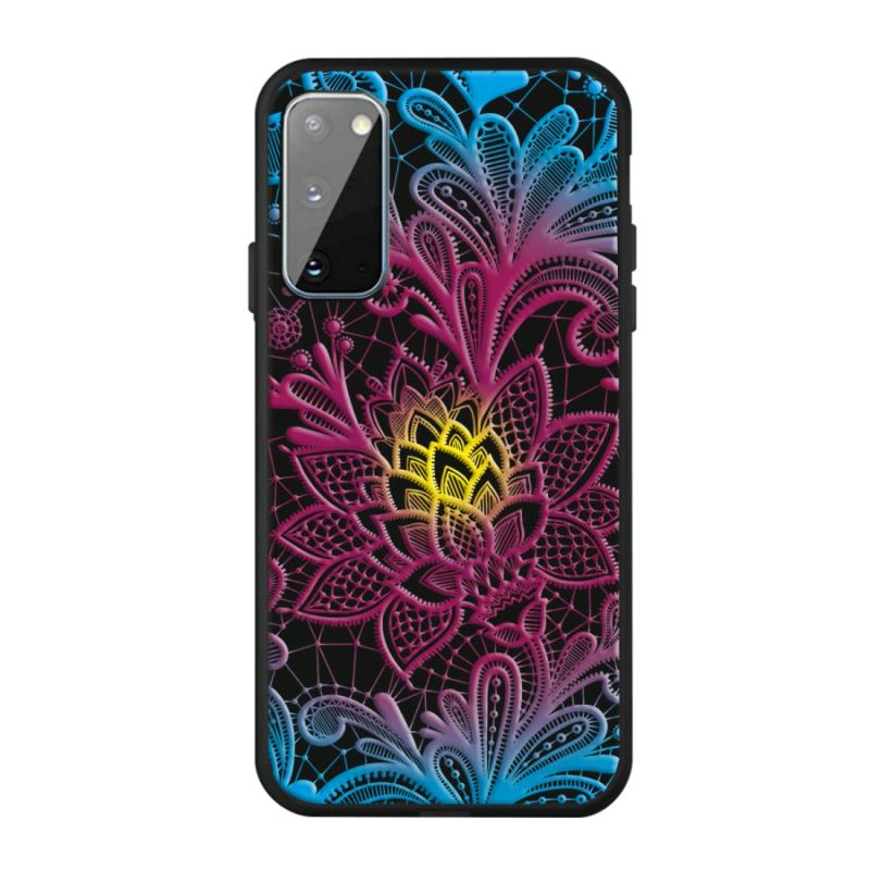 Voor Galaxy S20 Patroon Printing Embossment TPU Mobile Case (Dazzling kant)