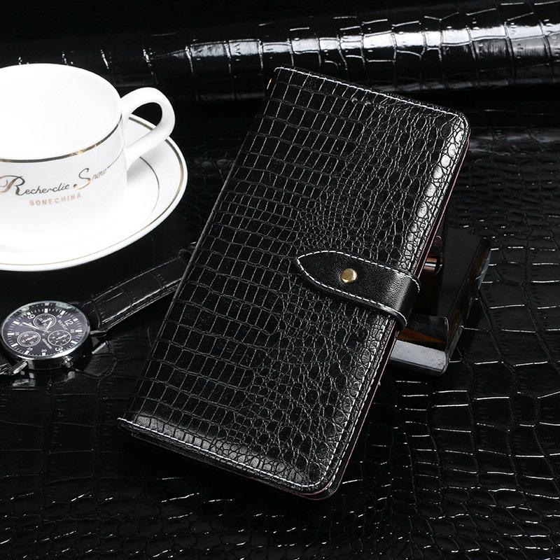 Voor Huawei P40 Lite idewei Crocodile Texture Horizontal Flip Leather Case met Holder & Card Slots & Wallet(Black)