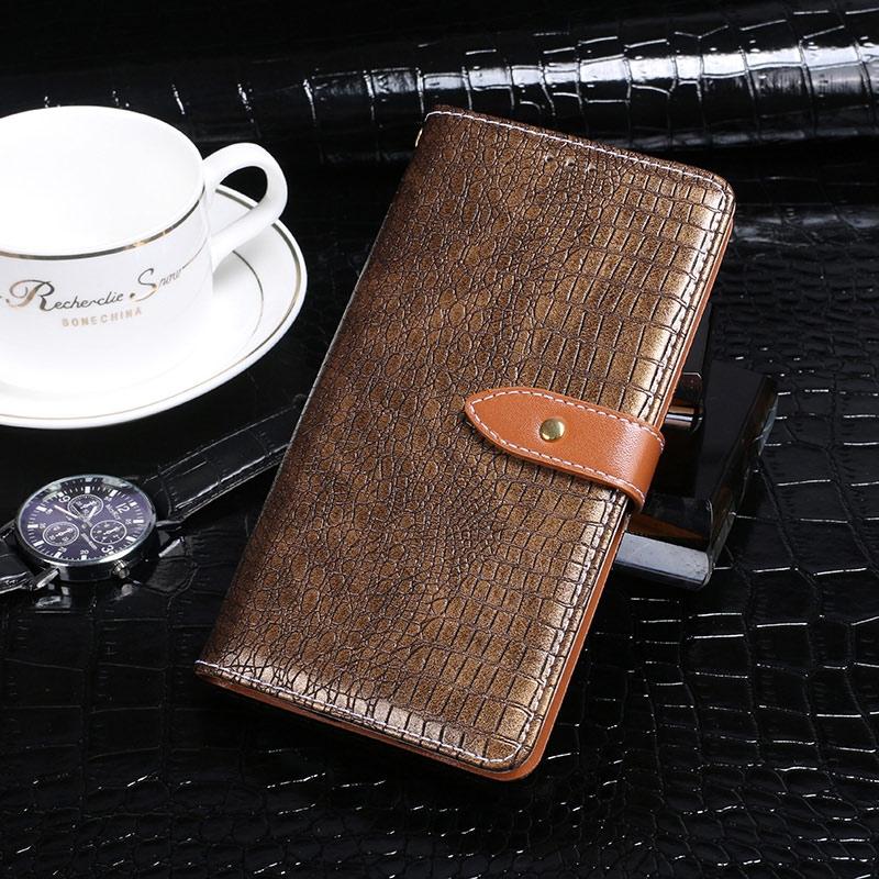 Voor Xiaomi Redmi Note 9 Pro Max idewei Crocodile Texture Horizontal Flip Leather Case with Holder & Card Slots & Wallet(Coffee)