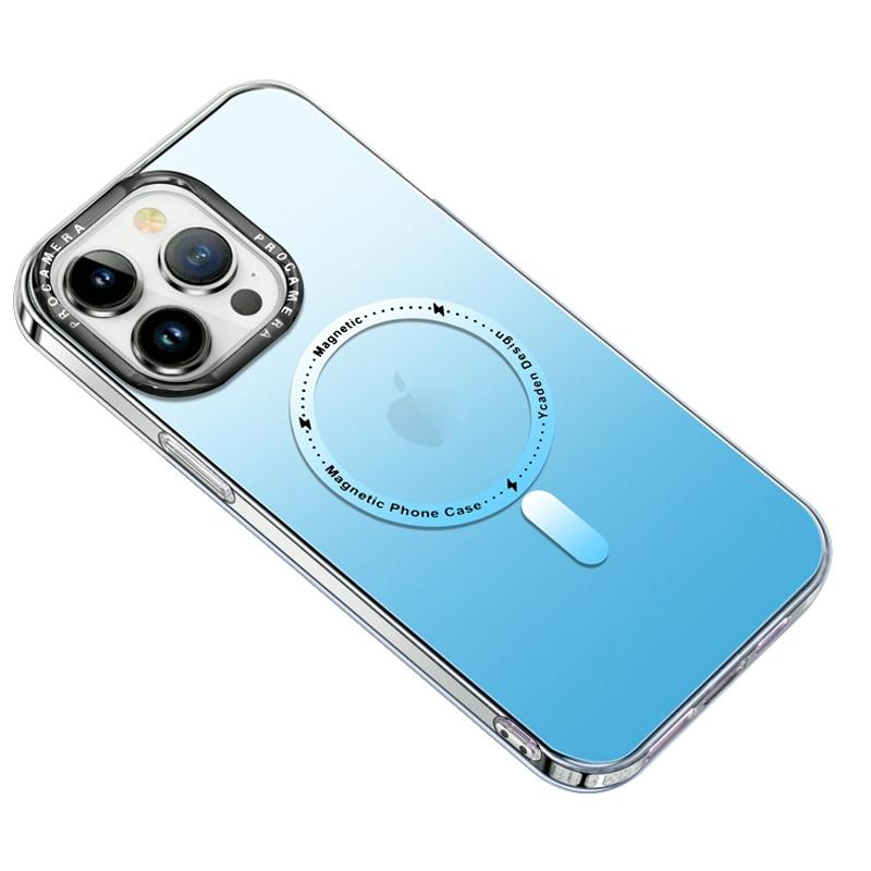 Voor iPhone 14 Pro MagSafe Gradient telefoonhoesje