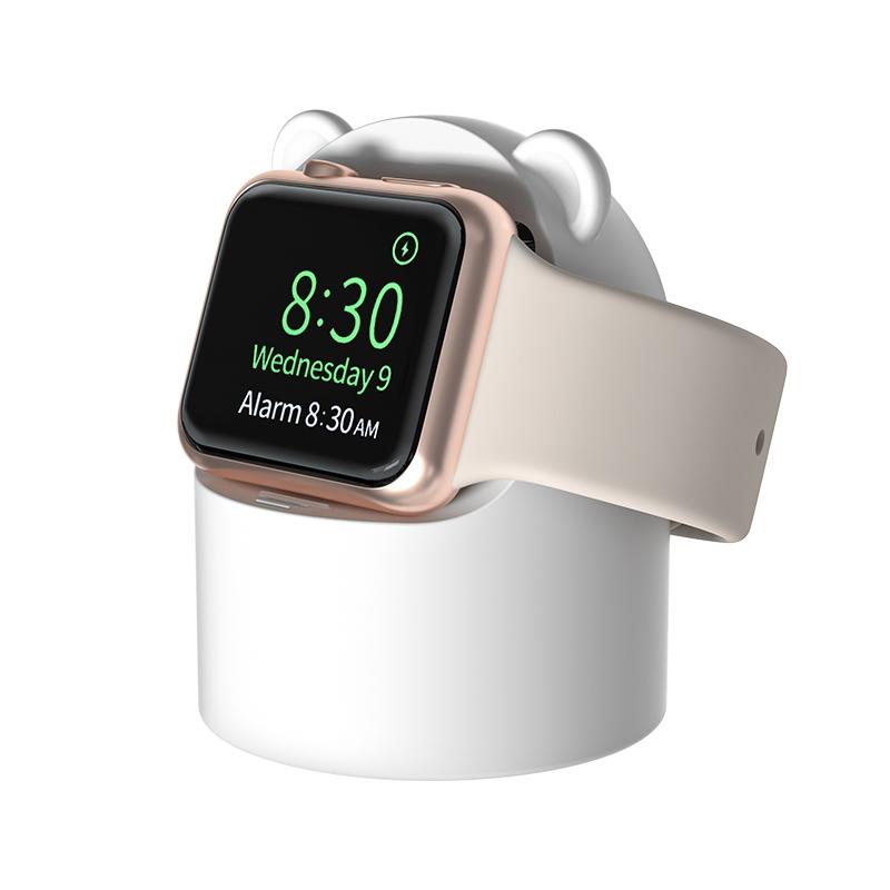 Voor Apple Watch Smart Watch siliconen oplaadhouder zonder oplader