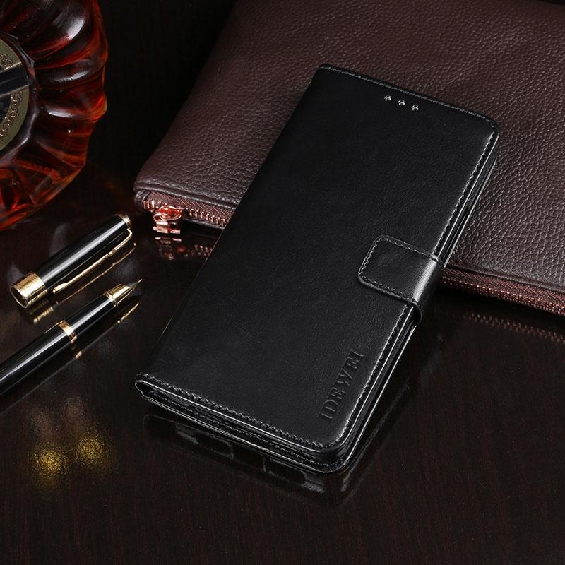 Voor Vivo V9 idewei Crazy Horse Texture Horizontale Flip Lederen Case met Holder & Card Slots & Wallet(Zwart)