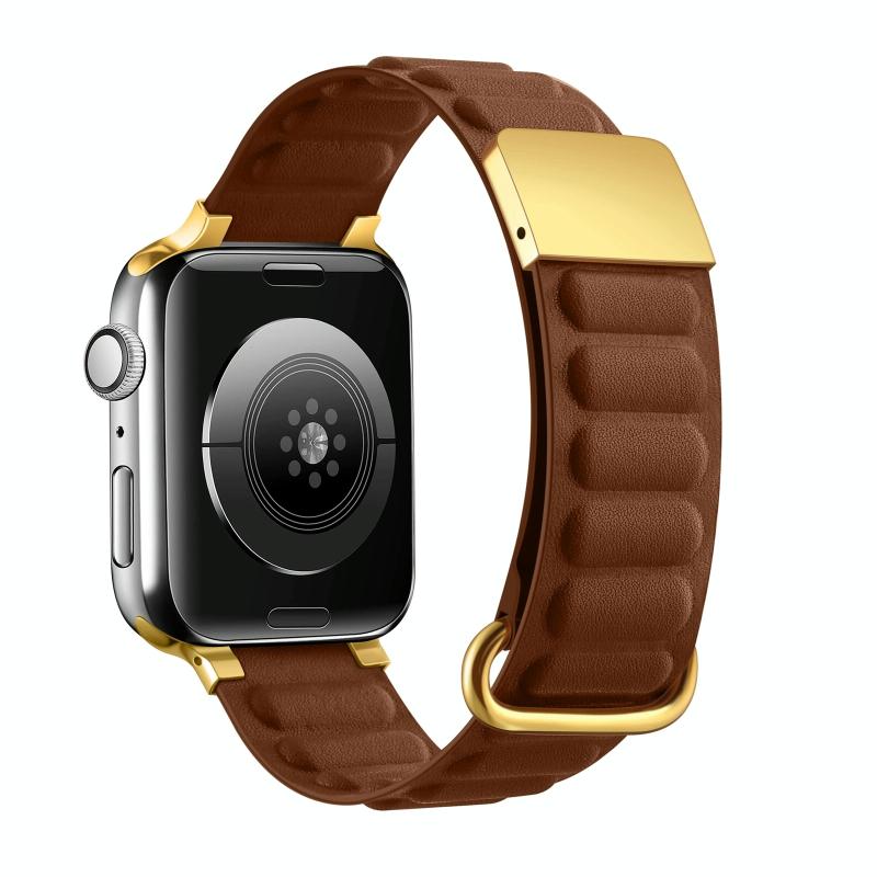 Magnetische omgekeerde gesp horlogeband voor Apple Watch Series 8 & 7 41 mm / SE 2 & 6 & SE & 5 & 4 40 mm / 3 & 2 & 1 38 mm