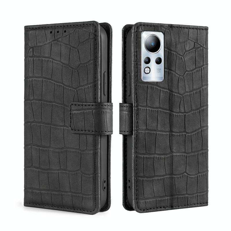 Voor Infinix Note 11 Skin Feel Crocodile magnetische sluiting lederen telefoonhoes