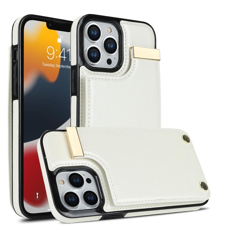 Voor iPhone 11 Pro Max metalen gesp kaartsleuven telefoonhoesje