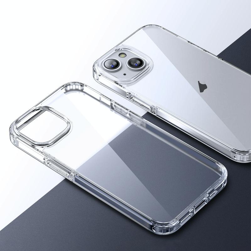 Voor iPhone 15 Plus Ice Crystal transparant PC + TPU telefoonhoes