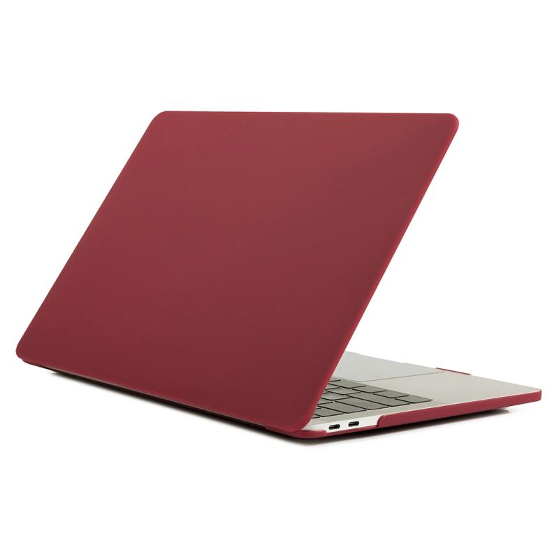 Voor MacBook Pro 13 3 inch A2251 / A2289 (2020) Laptop Matte Style Beschermhoes (Wijn Rood)