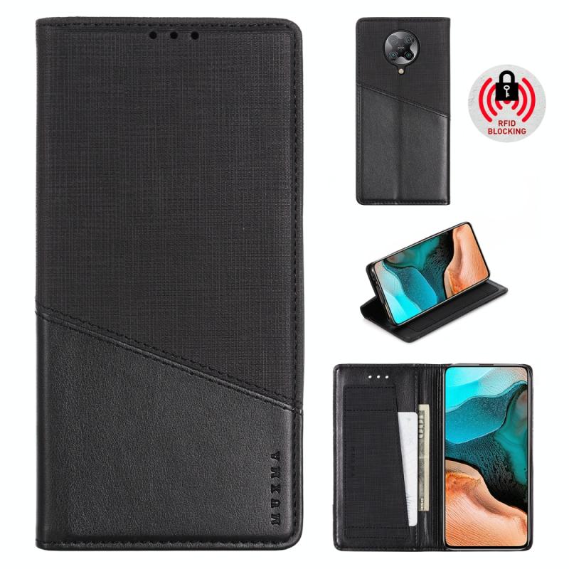 Voor Xiaomi Redmi K30 Pro MUXMA MX109 Horizontale Flip Lederen case met Holder & Card Slot & Wallet(Zwart)