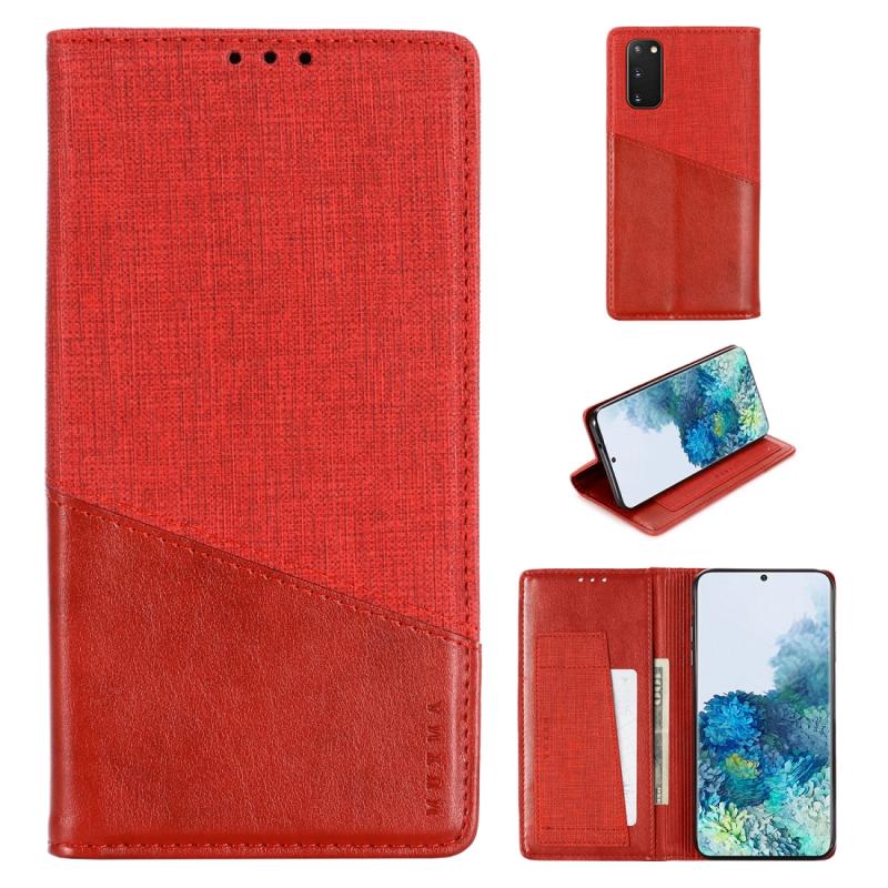 Voor Samsung Galaxy S20 MUXMA MX109 Horizontale Flip Lederen case met Holder & Card Slot & Wallet(Rood)