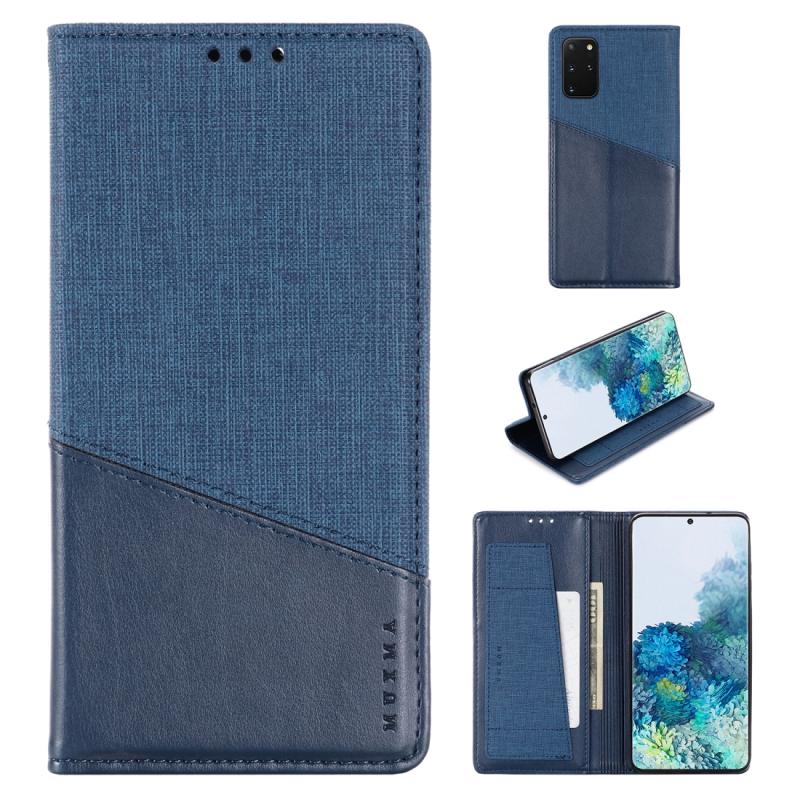 Voor Samsung Galaxy S20 Plus MUXMA MX109 Horizontale Flip Lederen case met Holder & Card Slot & Wallet(Blauw)