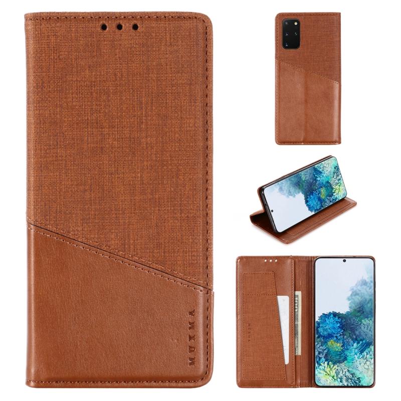 Voor Samsung Galaxy S20 Plus MUXMA MX109 Horizontale Flip Lederen case met Holder & Card Slot & Wallet(Bruin)