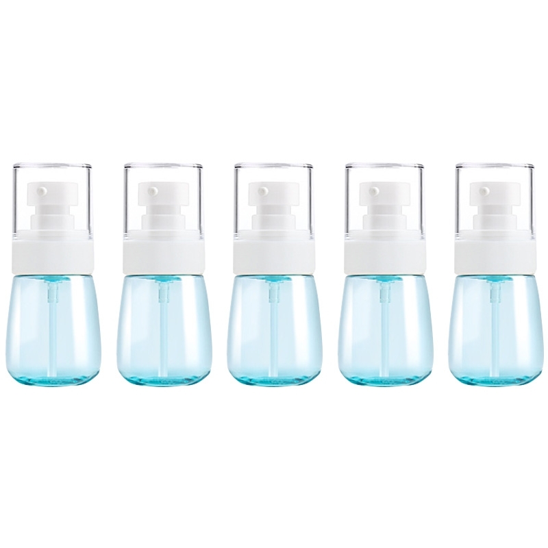 5 STKS reizen plastic flessen lekvrije draagbare reisaccessoires kleine flessen containers 30ml (blauw)