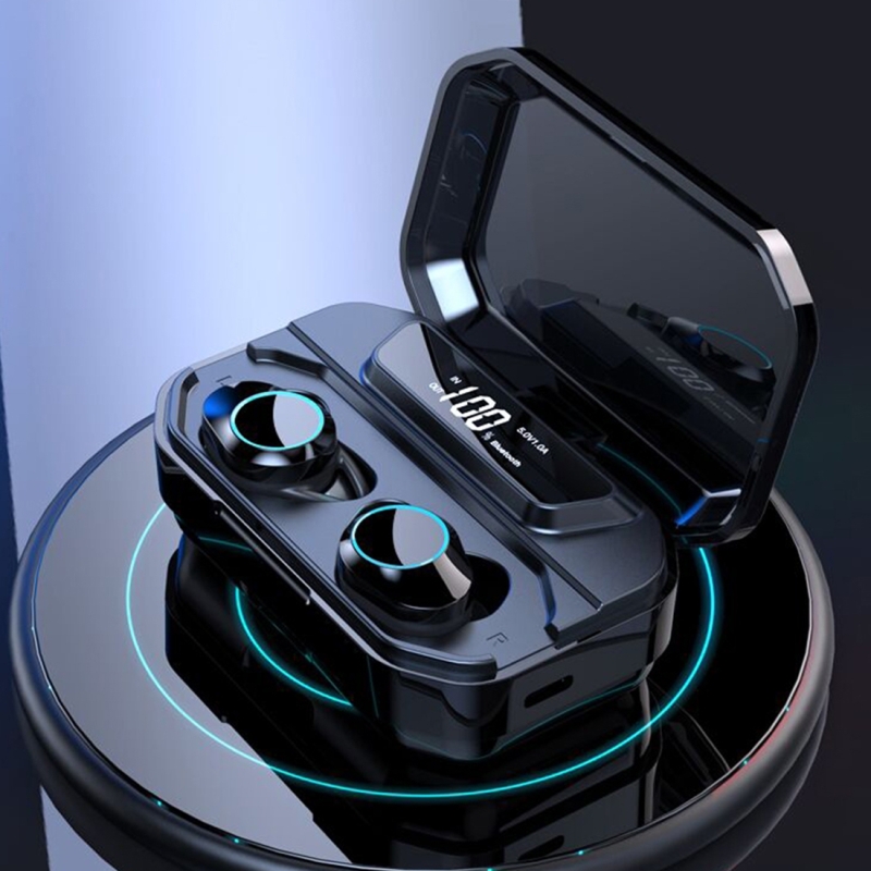 HAMTOD G02 Bluetooth 5 0 LED display scherm waterdichte binaurale draadloze Bluetooth headset