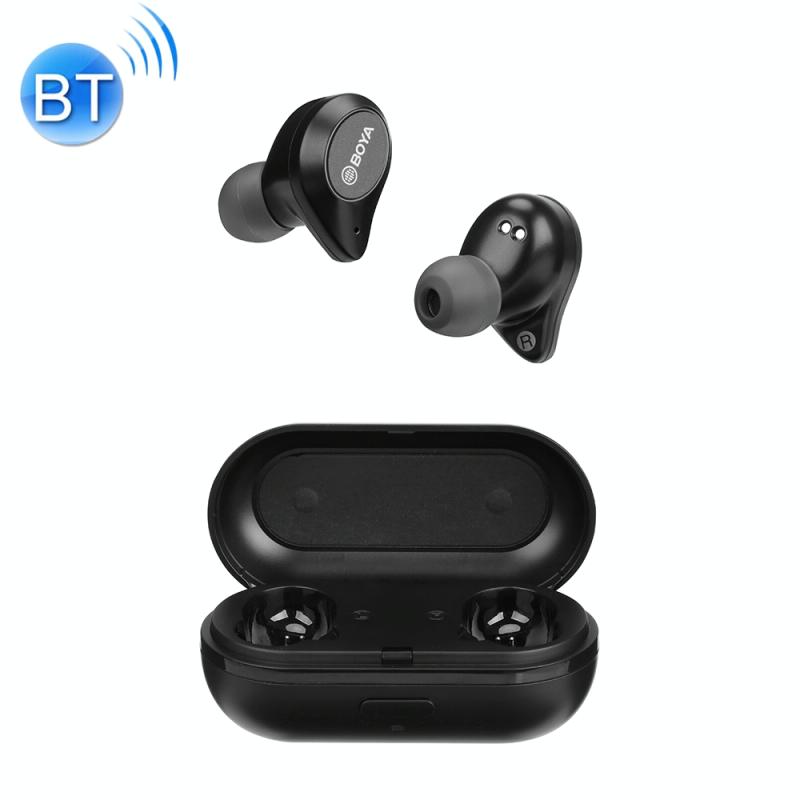 Boya by-ap1 True Wireless Oordopjes Stereo Hoofdtelefoon Bluetooth 5.0 Oortelefoons (Zwart)