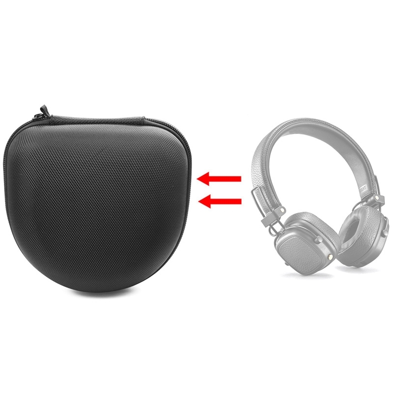 Draagbare hoofdtelefoon opslag Bescherm tas voor Marshall MAJOR grootte: 16 7 x 15 6 x 7.9 cm