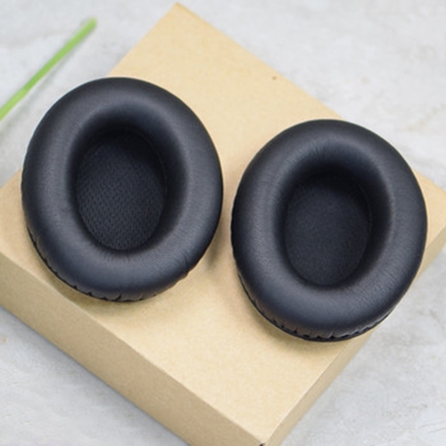 1 paar zachte Oorkap koptelefoon jas met geluid isolatie katoen voor BOSE QC2/QC15/AE2/QC25 (zwart)
