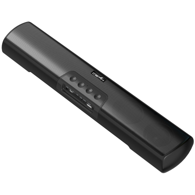 HXSJ Q3 Bluetooth 5.0 Huishoudelijk uitgebreid bureaublad muur-opknoping draadloze bas Bluetooth speaker (Zwart)