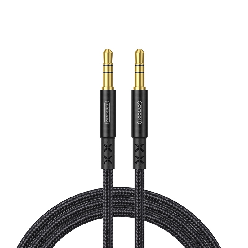 JOYROOM SY-20A1 AUX audio kabel 3.5 mm male naar male plug Jack stereo audio Wire AUX auto stereo audiokabel kabel lengte: 2 0 m (zwart)