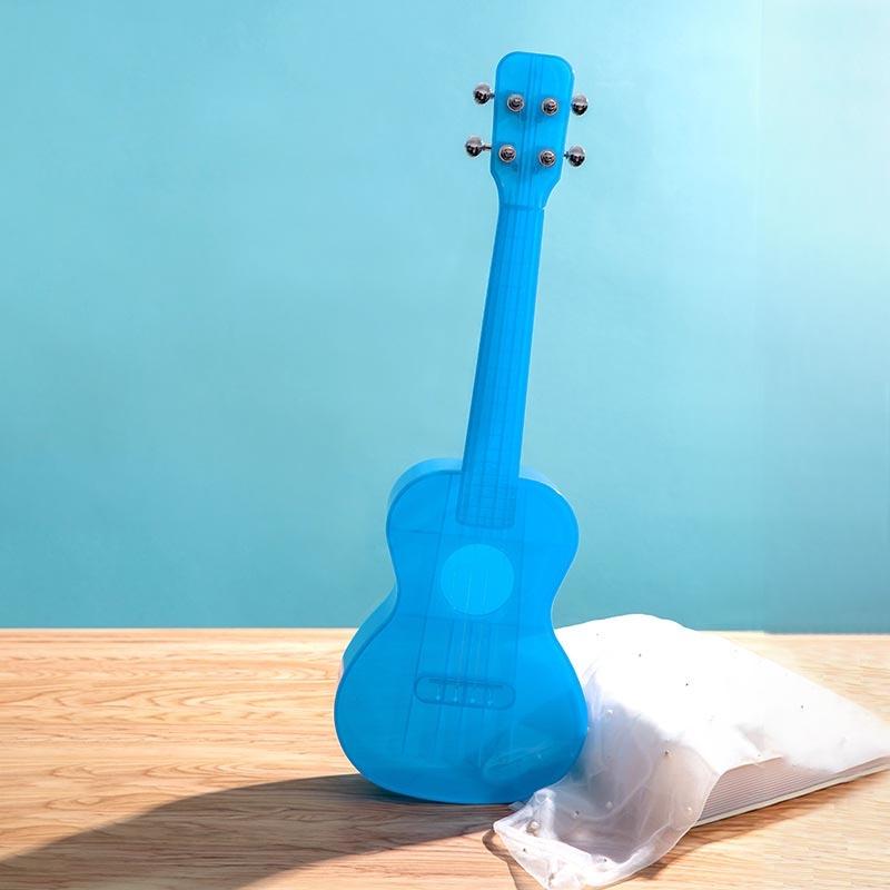 23 inch fineer Ukulele little gitaar (blauw)