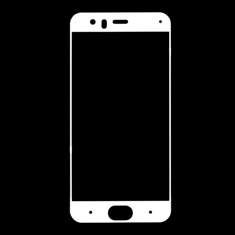 Voor Xiaomi Mi 6 0 33 mm 9H oppervlaktehardheid zeefdruk volledige scherm gehard glas Screen Protector (wit)