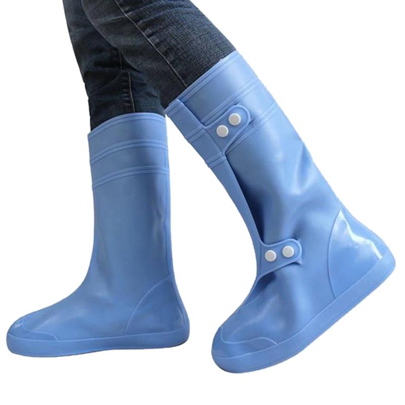 Hoge buis regenbestendige sneeuwbestendige schoenovertrek voor volwassenen Maat: XL