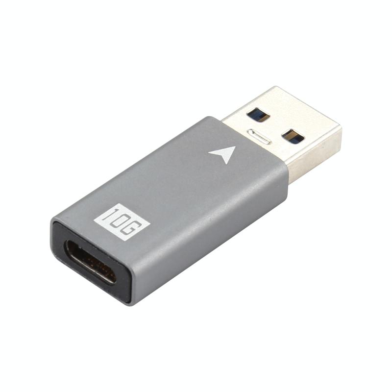 USB-C / Type-C Female naar USB 3.0 Male Plug Converter 10 Gbps Data Sync Adapter