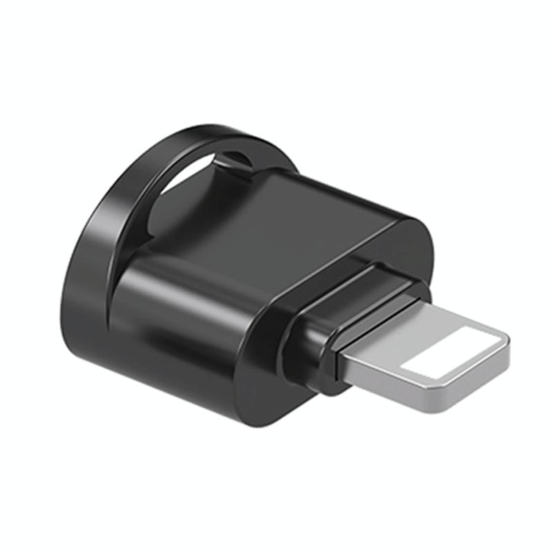 8 pin aan TF-kaart adapter Mini TF-kaartlezer (zwart)
