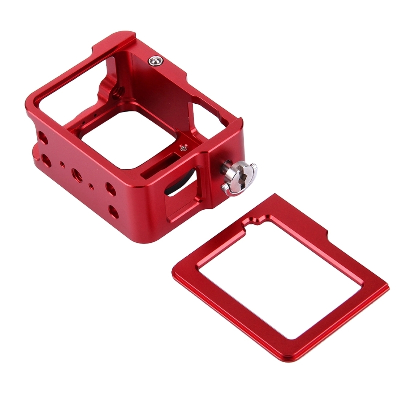 PULUZ voor GoPro HERO 6 /5 huisvesting Shell CNC aluminiumlegering beschermings Cage met verzekering Frame & 52 mm UV Lens