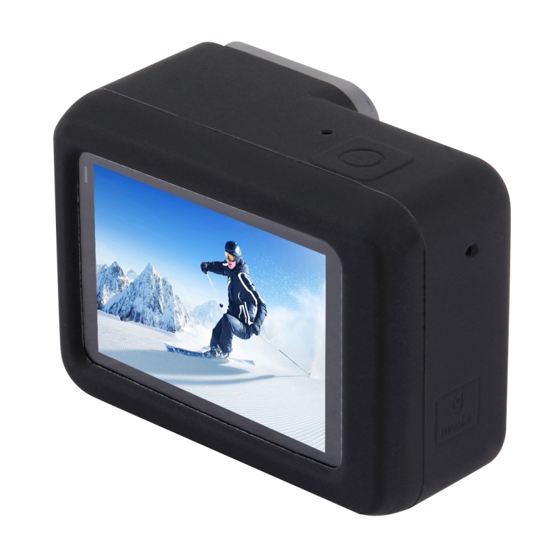 For GoPro HERO5 siliconen beschermings hoesje met Lens Cover