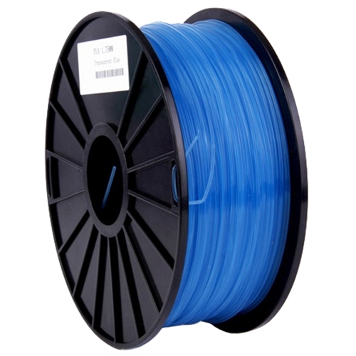 PLA 3.0 mm transparant 3D Printer filamenten over 115m(Blue)