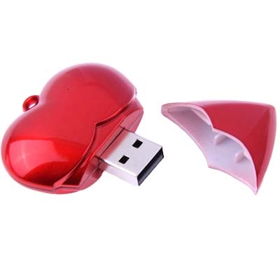 4GB hart stijl USB2.0 Flash Disk (rood)