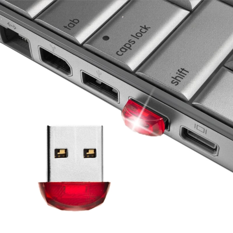 Diamant geslepen stijl 16GB Mini USB schicht toer voor PC en Laptop(Red)