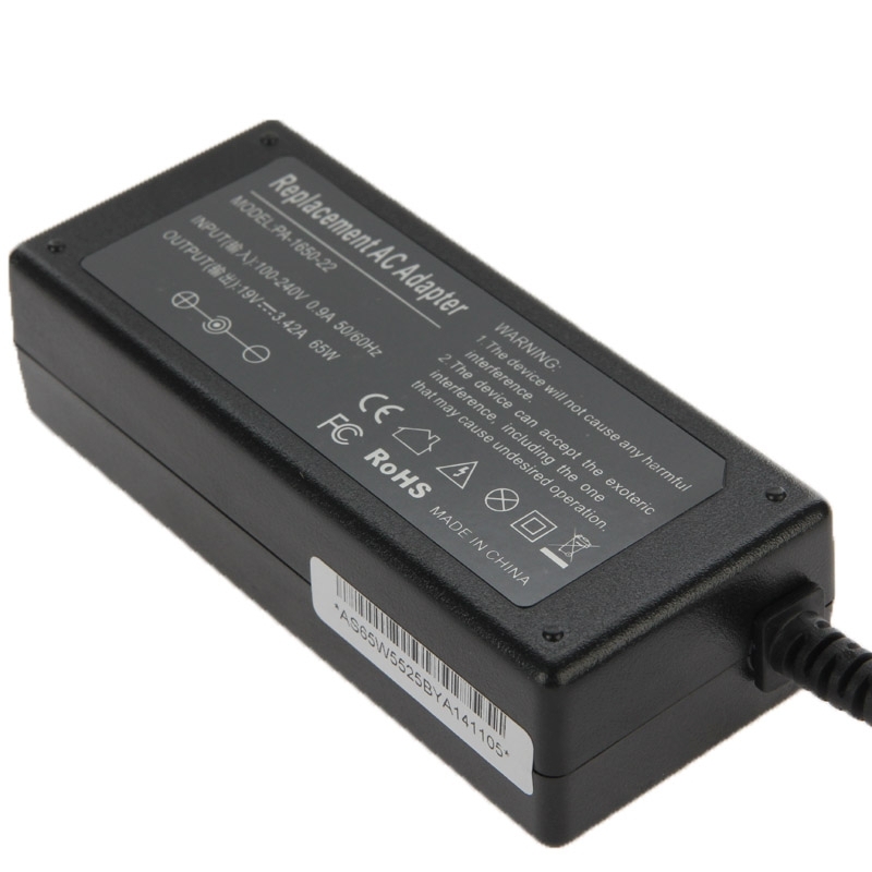19V 3.42A AC Adapter voor Gateway Laptop, Output Tips: 5,5 x 2,5 mm