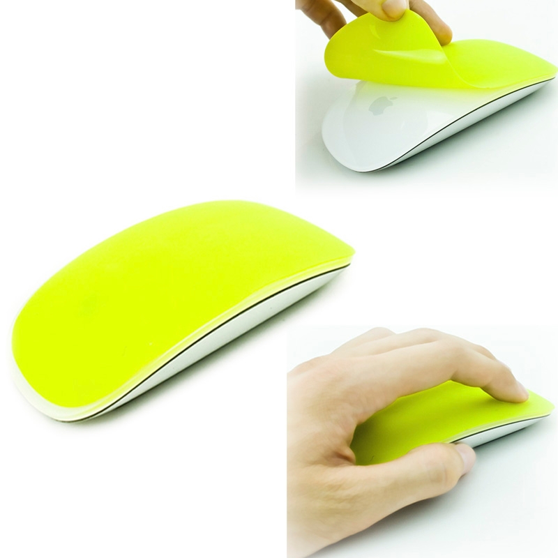 Zachte siliconen muis Protector Cover Skin for MAC Apple Magic Mouse (groen)