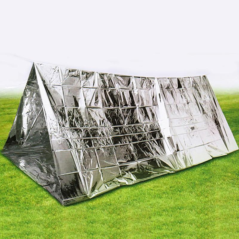 Outdoor Solutions Survival Emergency 2 People Shelter Tent (Zilver)